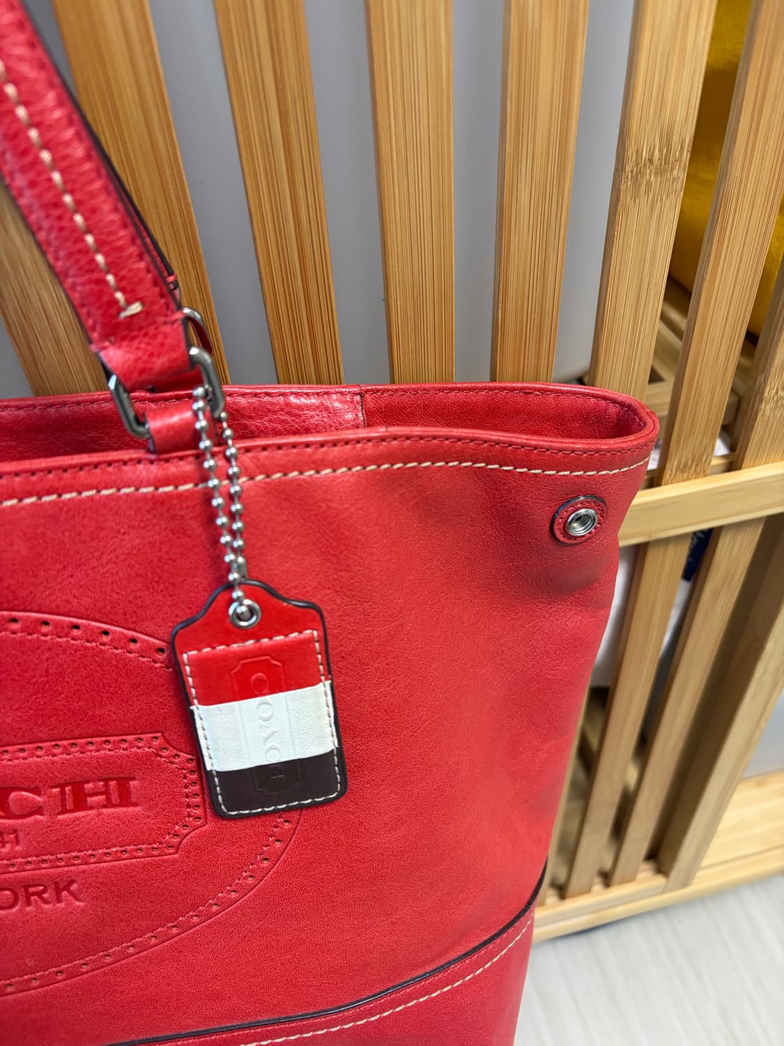 코치coach 리얼레더 쇼퍼백 상품이미지6