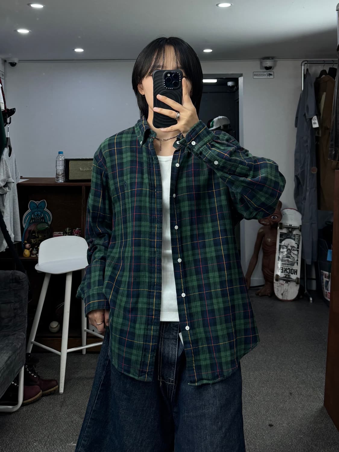 폴로 랄프로렌 그린체크셔츠 상품이미지7
