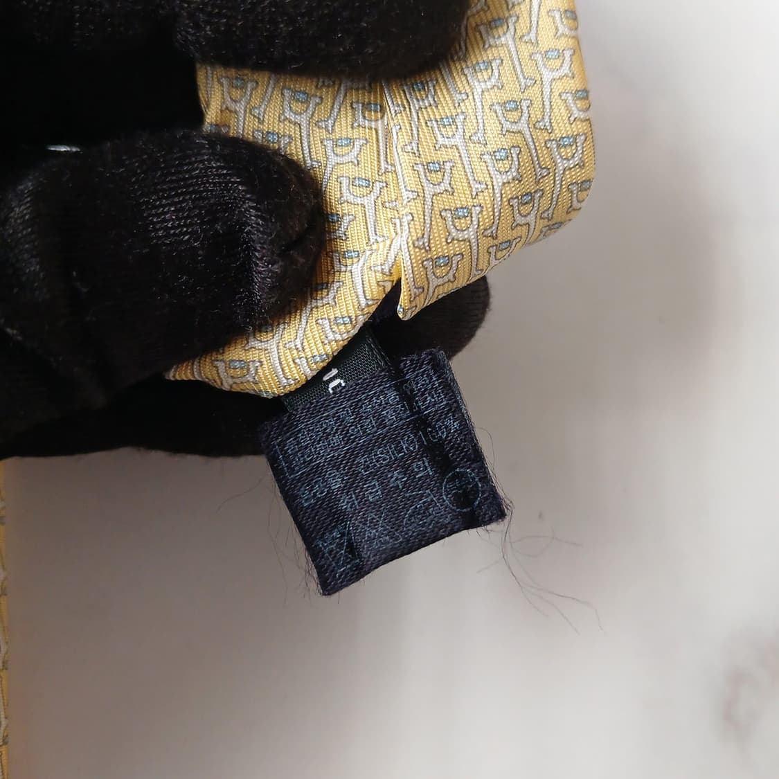 살바토레 페라가모 기린 간치니 패턴 넥타이 8.7cm A등급 A19807 상품이미지9