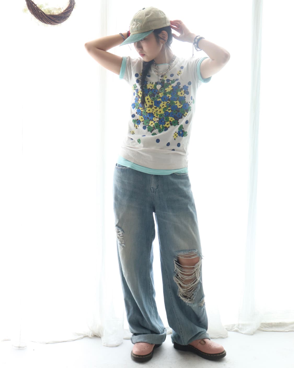 [45rpm] Flower Graphic T-Shirt 상품이미지2