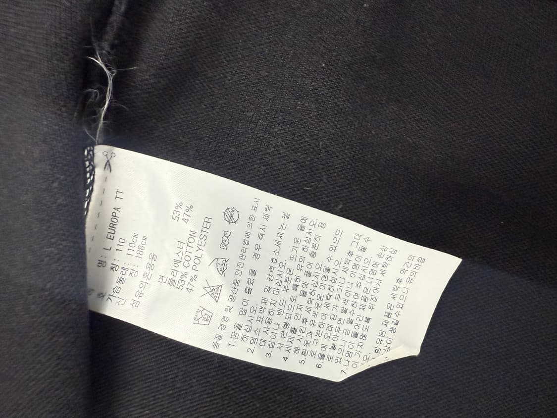 (110)아디다스 져지 유로파 자수 블랙 상품이미지7