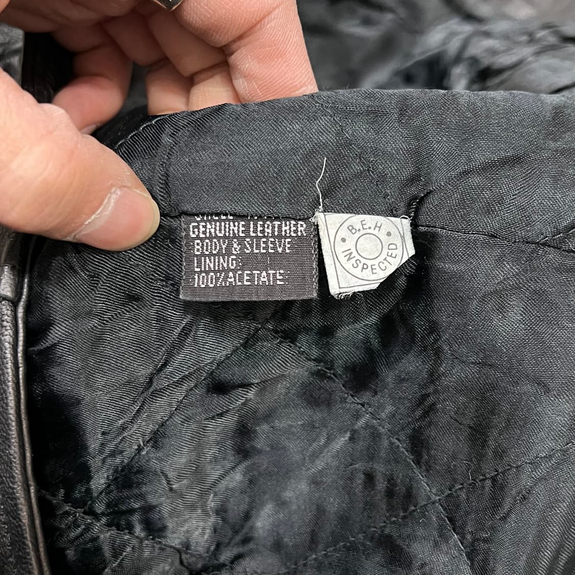  빈티지 레더 더블 라이더 자켓 y14992 상품이미지6