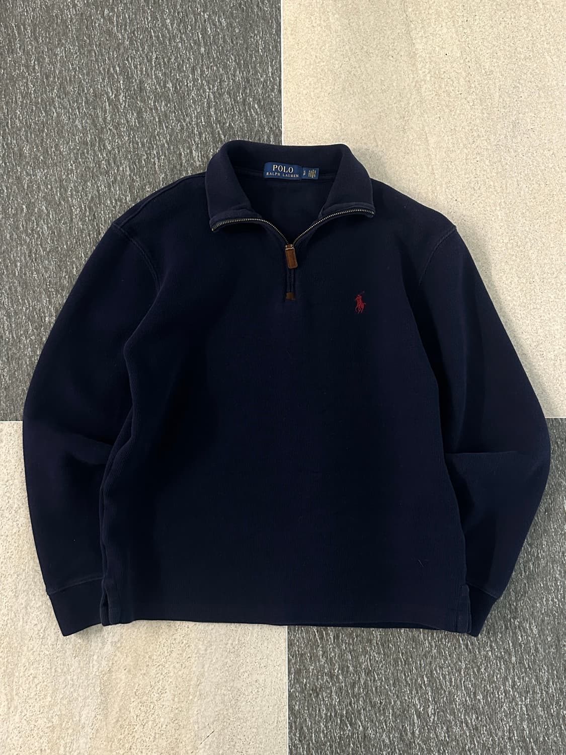 폴로 랄프로렌 네이비 코튼 하프집업  상품이미지1