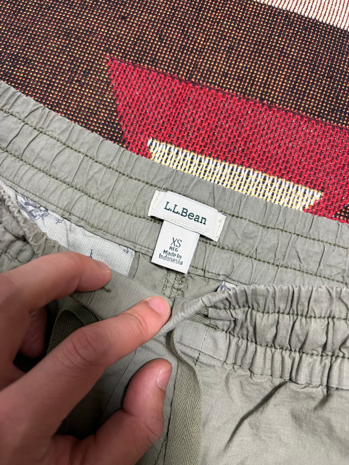 28-29) l.l.bean 엘엘빈 바스락 반바지 쇼츠 카키 상품이미지3