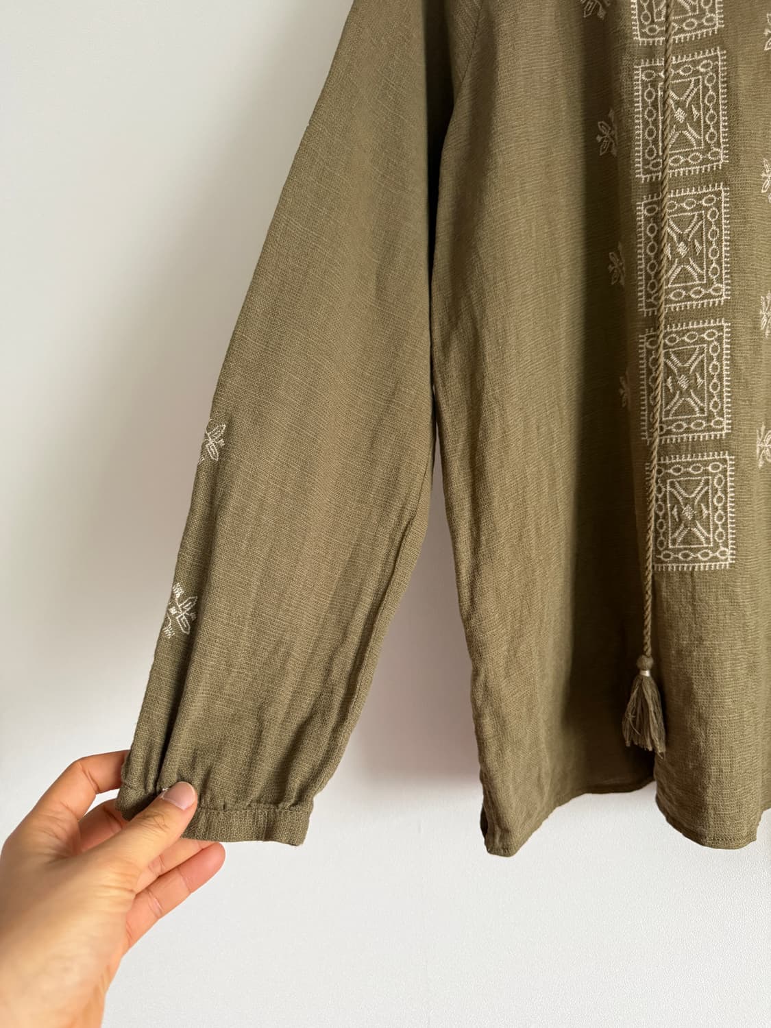 써스데이 아일랜드(Thursday Island) 코튼 블라우스 상품이미지3