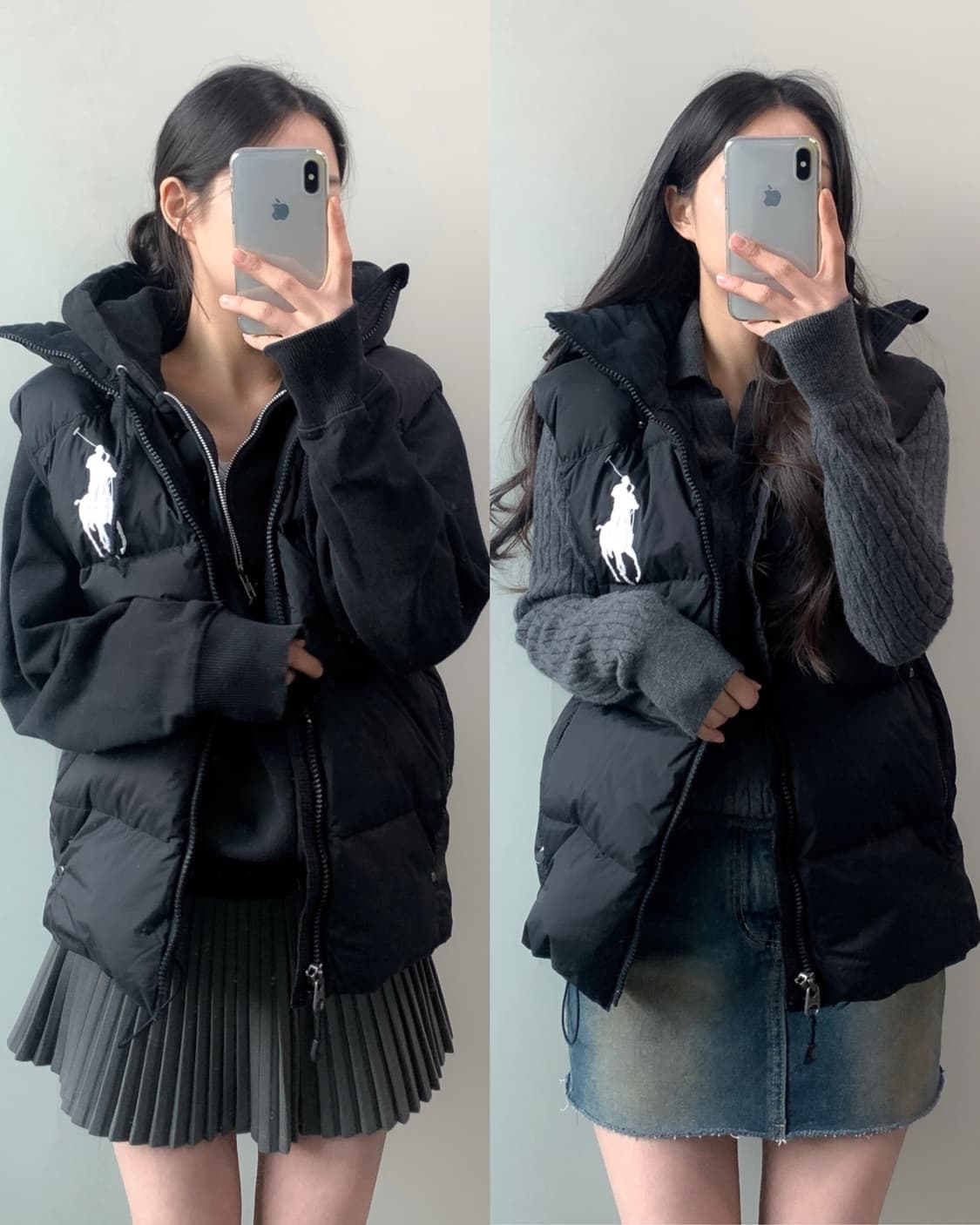 폴로 빅포니 패딩 조끼 상품이미지1