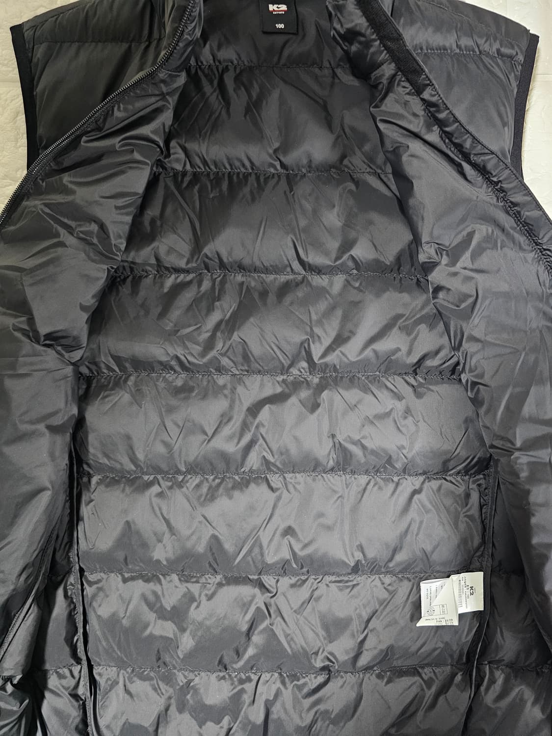 K2 남성용 패딩 조끼 베스트 L(100) 상품이미지3