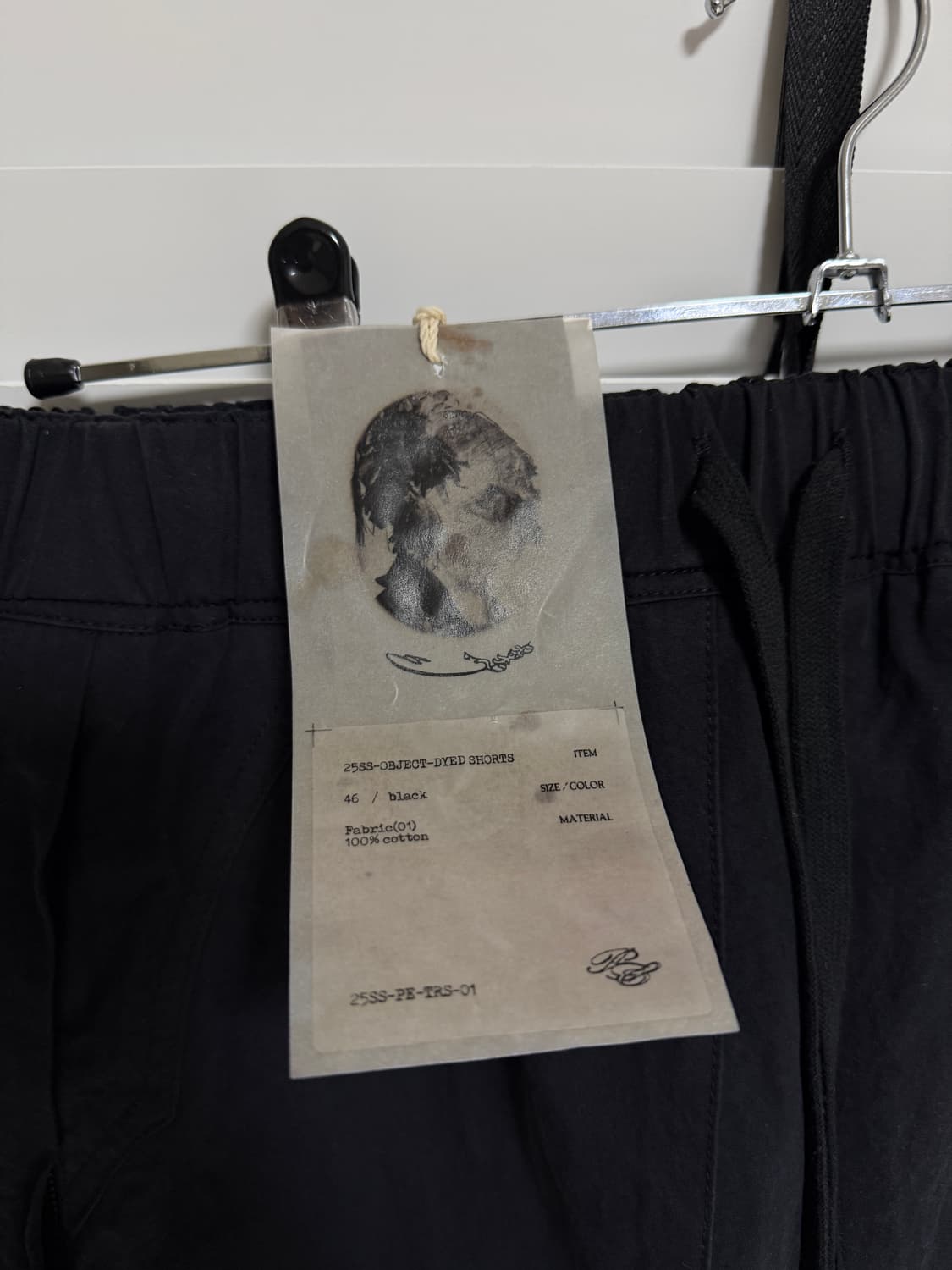 Object-dyed Shorts (Black) / Professor.E 상품이미지3