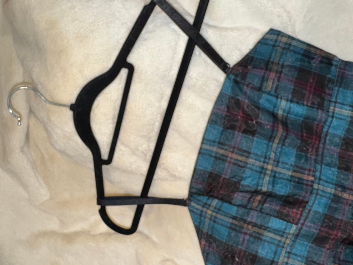 빈티지 고딕 체크 미니 원피스 상품이미지6