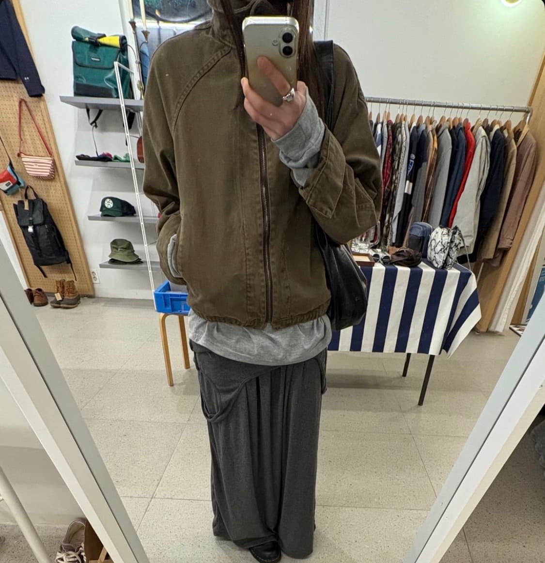 빈티지 자켓 브라운 상품이미지4