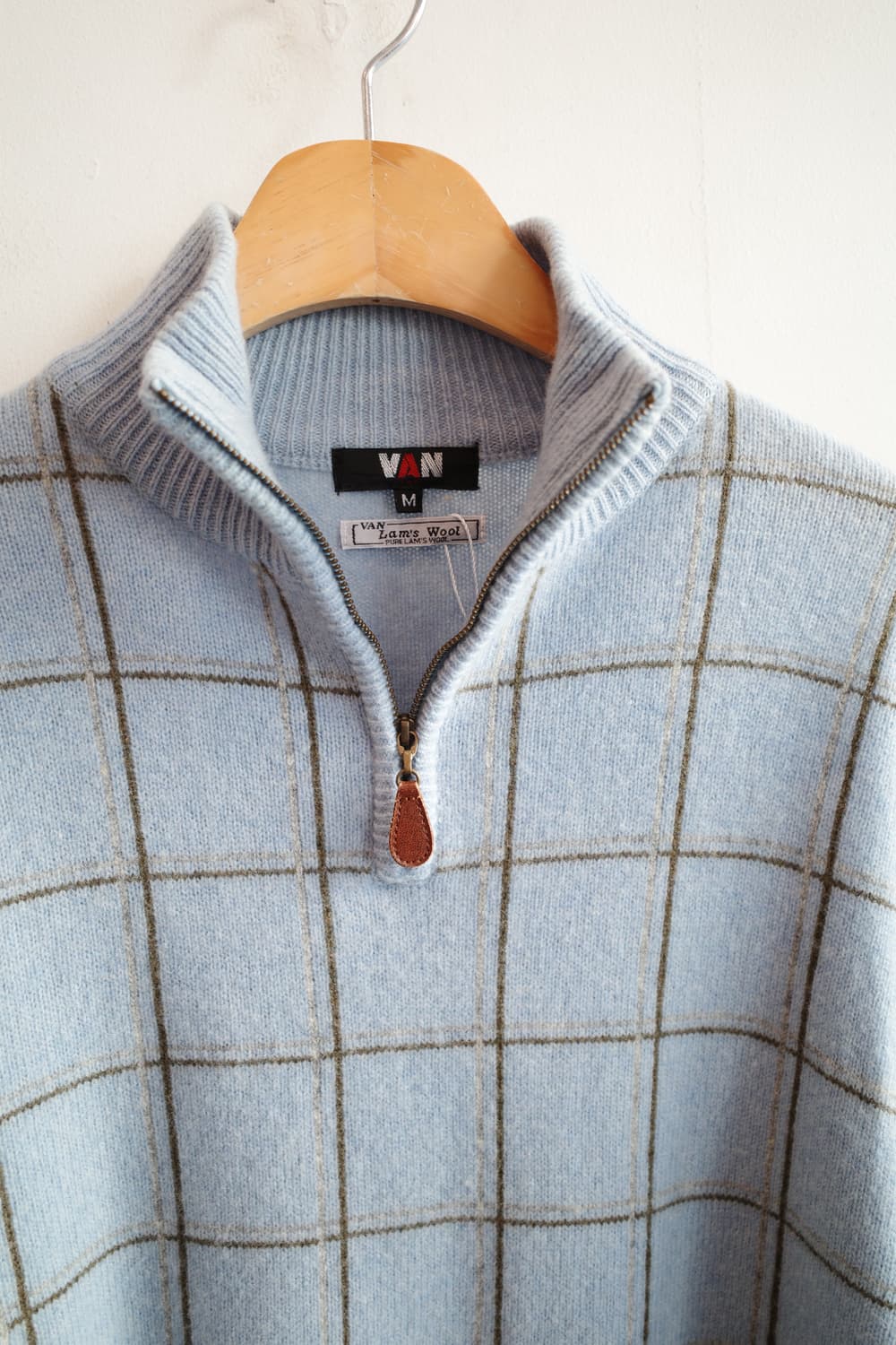 VAN 반 자켓 램스울 하프니트 상품이미지3