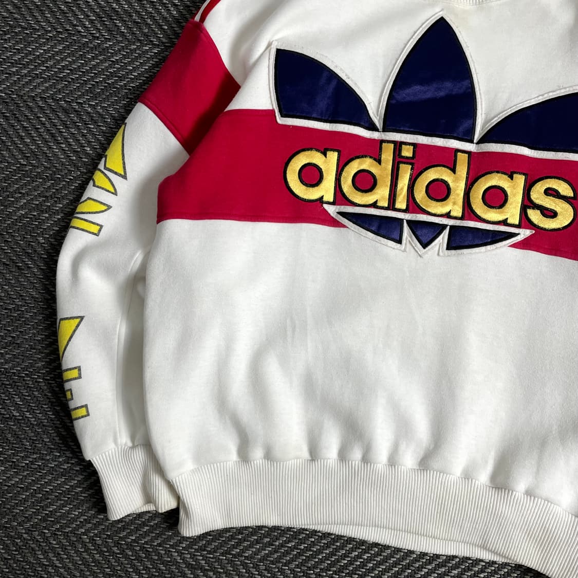 90s 아디다스 레트로 빅로고 박시핏 스웻 셔츠y 3266 상품이미지4