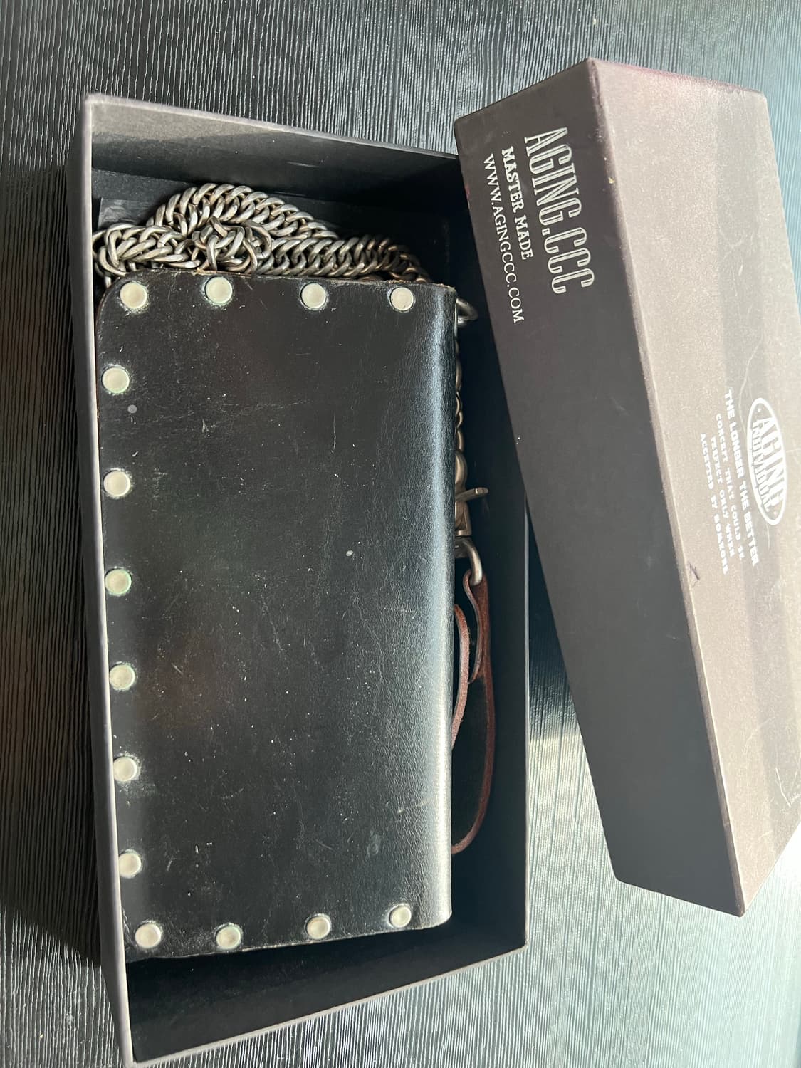 agingccc 바이커 가죽장지갑 상품이미지2