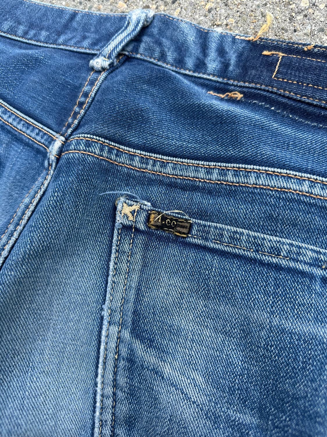 1960s LEE 101Z FULL SELVEDGE DENIM PANTS 상품이미지9