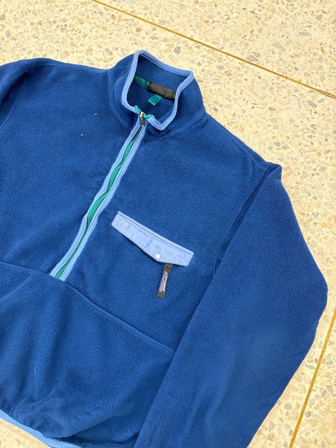 MADE IN USA 🇺🇸 파타고니아 반집업 후리스 네이비 상품이미지10