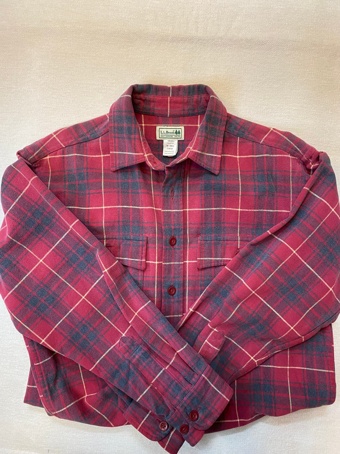 L.L.Bean 체크 셔츠 상품이미지1