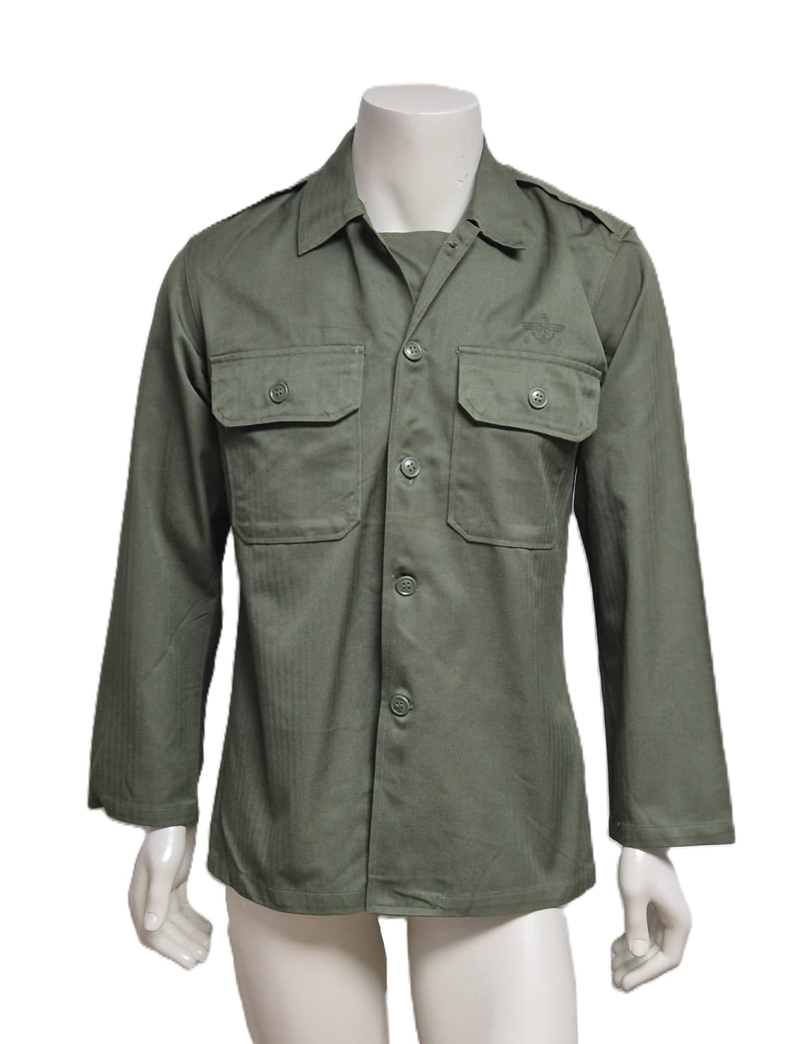 국군 구형 훈련복 민무늬 전투복 상의 자켓 (M) (3) (미사용품) 상품이미지1