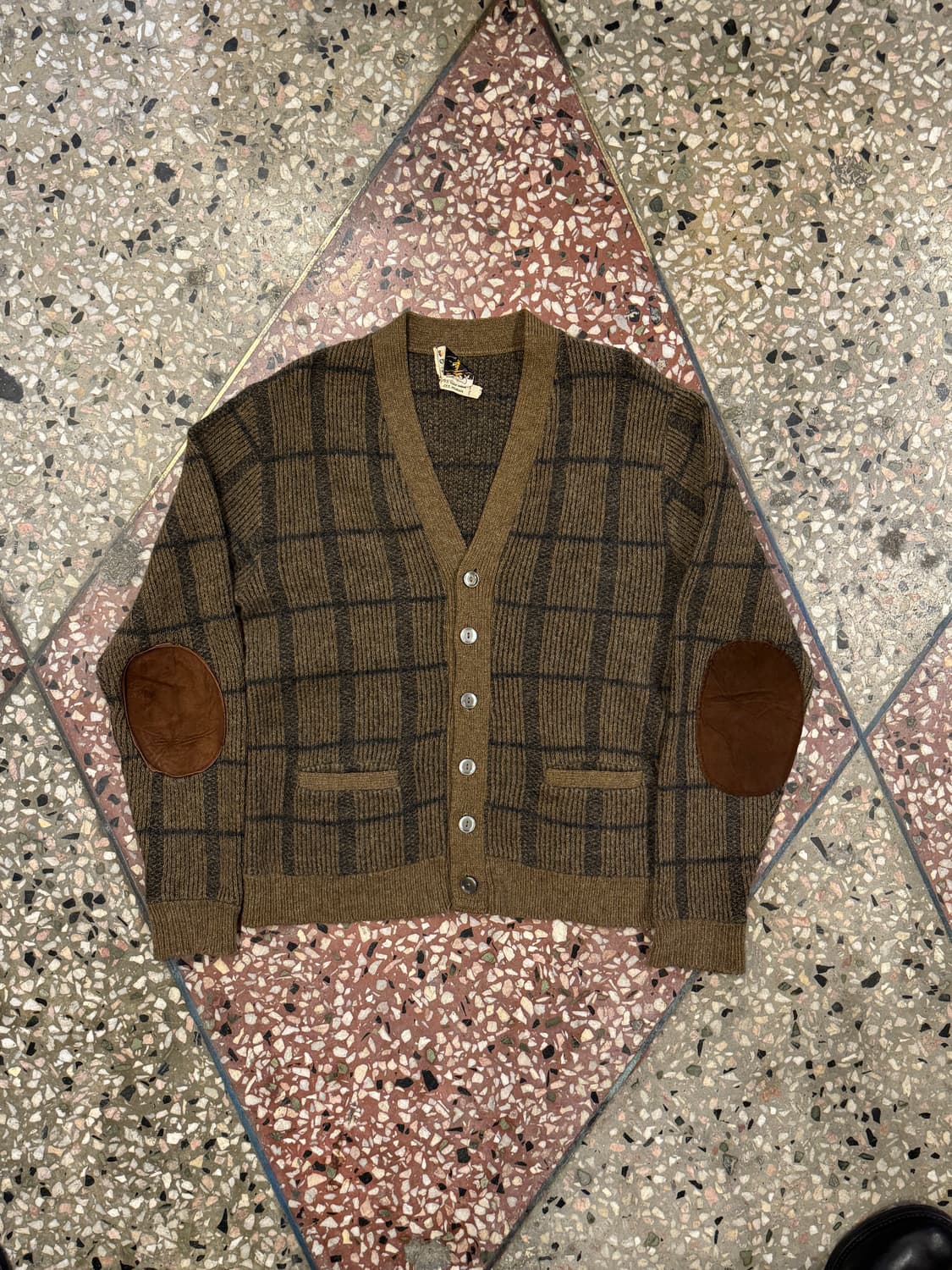 60s Barclay 모헤어 가디건 (M) 상품이미지1