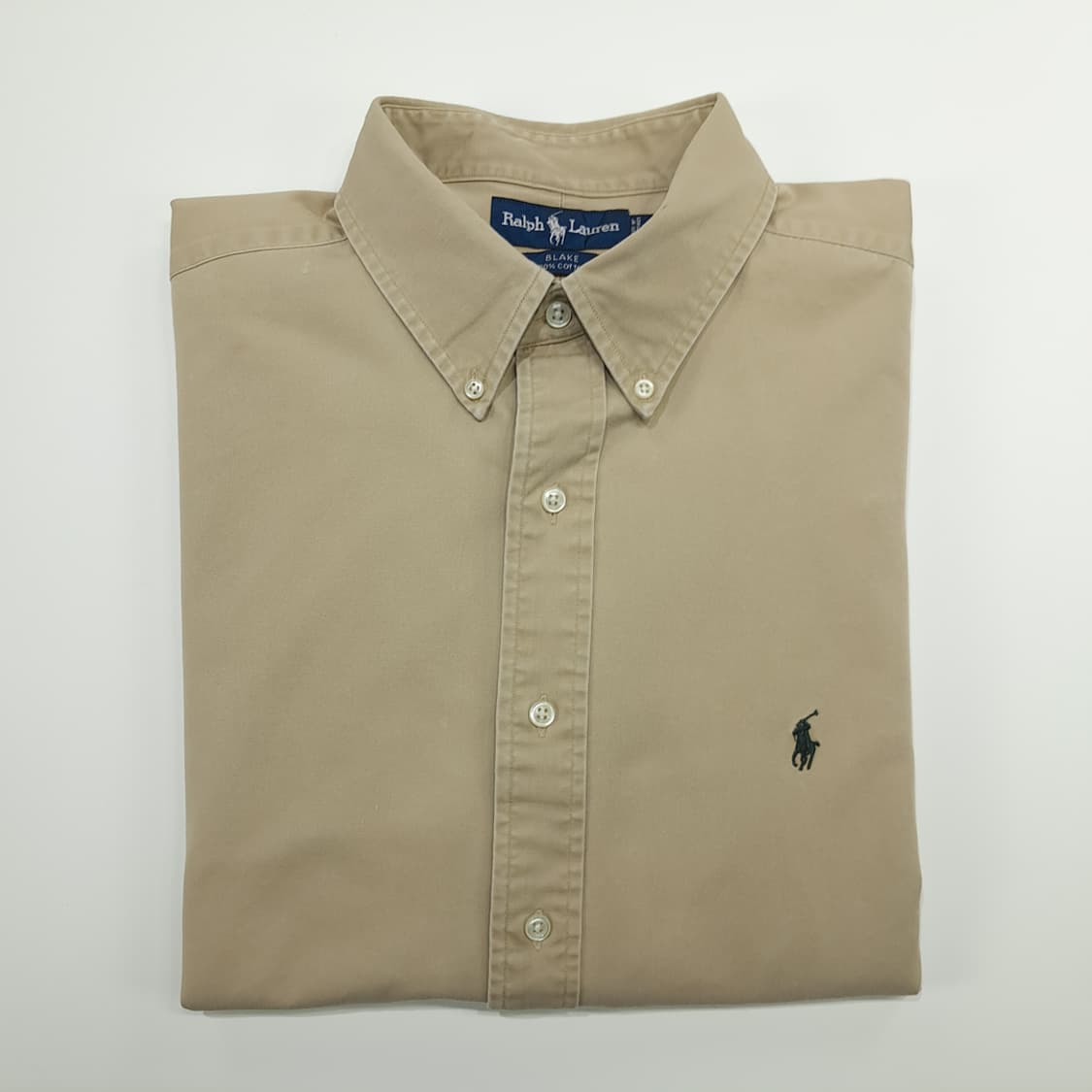 CN919 XL 폴로 랄프로렌 베이지 긴팔 셔츠 남방 상품이미지8