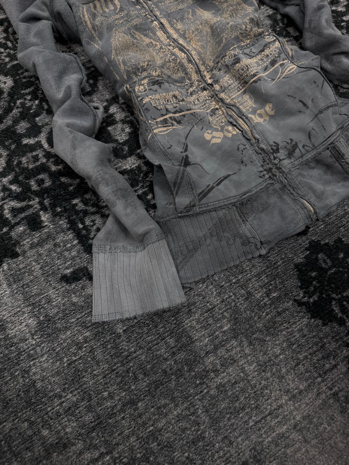 Salvage 00s y2k death to death hoodie 상품이미지4