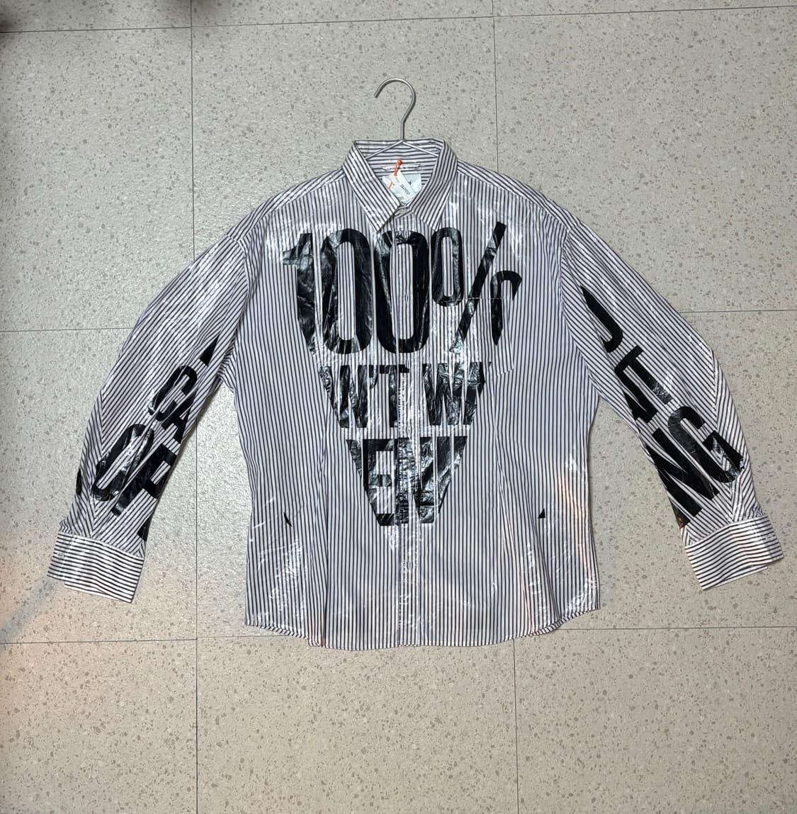 Doublet 왁스드 프린팅 셔츠 상품이미지1