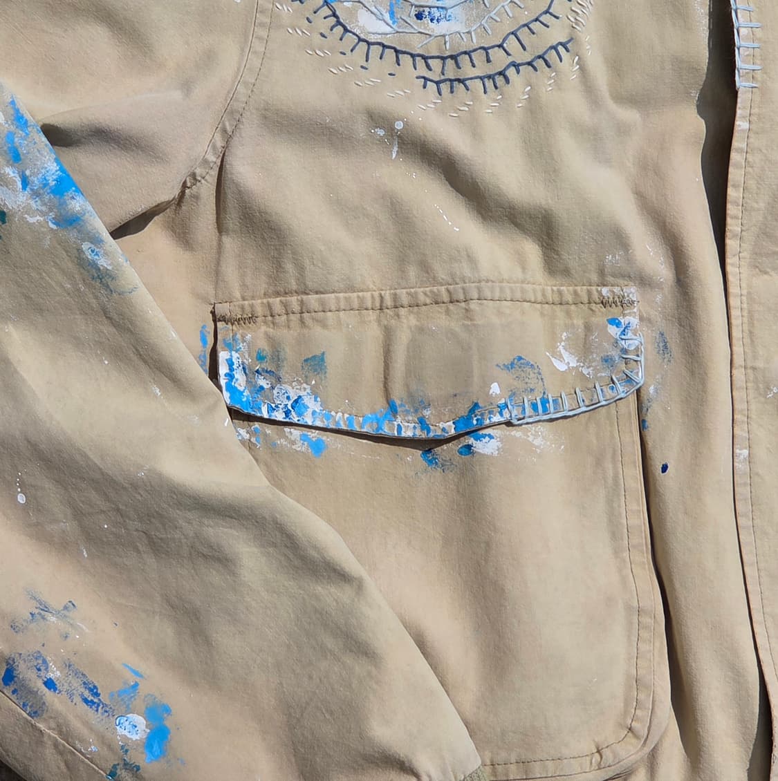 S.O/ 핸드페인팅, 자수 커스텀 자켓 상품이미지3