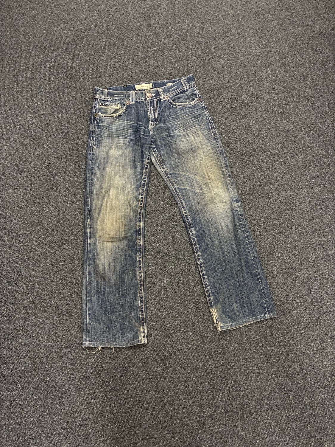 32)Mex Denim 빈티지 스티치 디테일 워싱 데님팬츠 상품이미지5