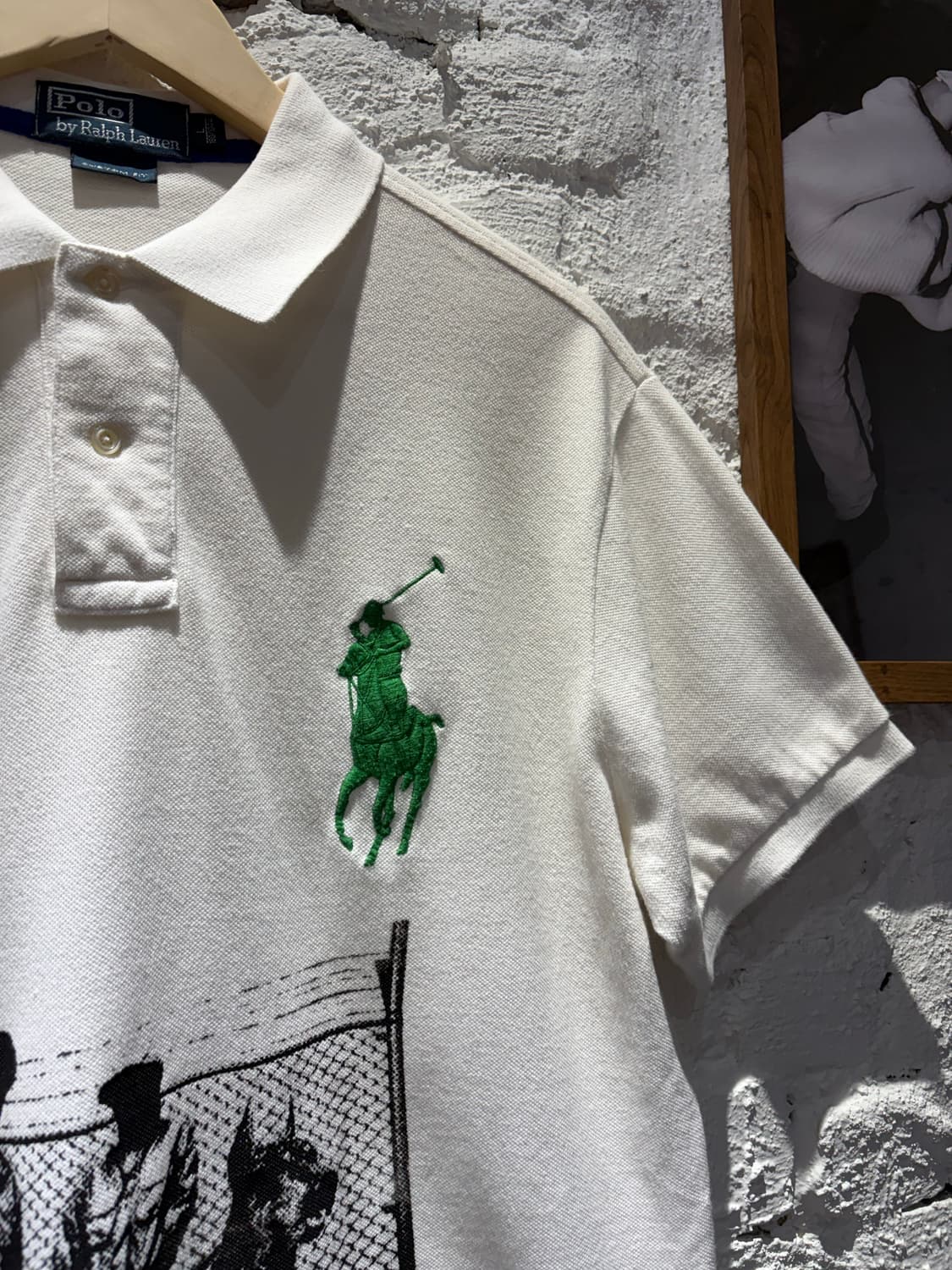 폴로 빅포니 USA 성조기 커스텀 카라 반팔티셔츠 상품이미지5