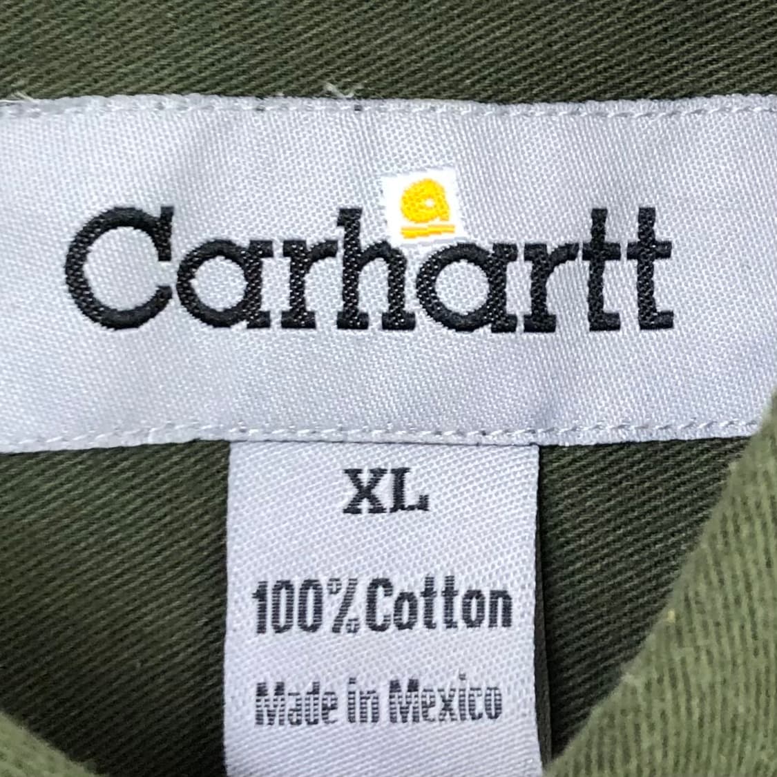 XL 칼하트 카키 워크 셔츠 상품이미지3