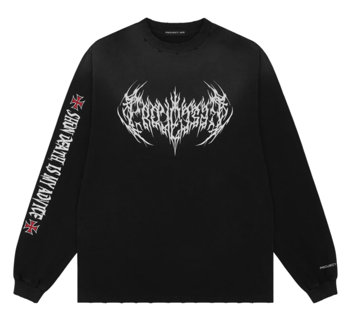 Project GR 메탈릭 로고 롱슬리브 상품이미지1