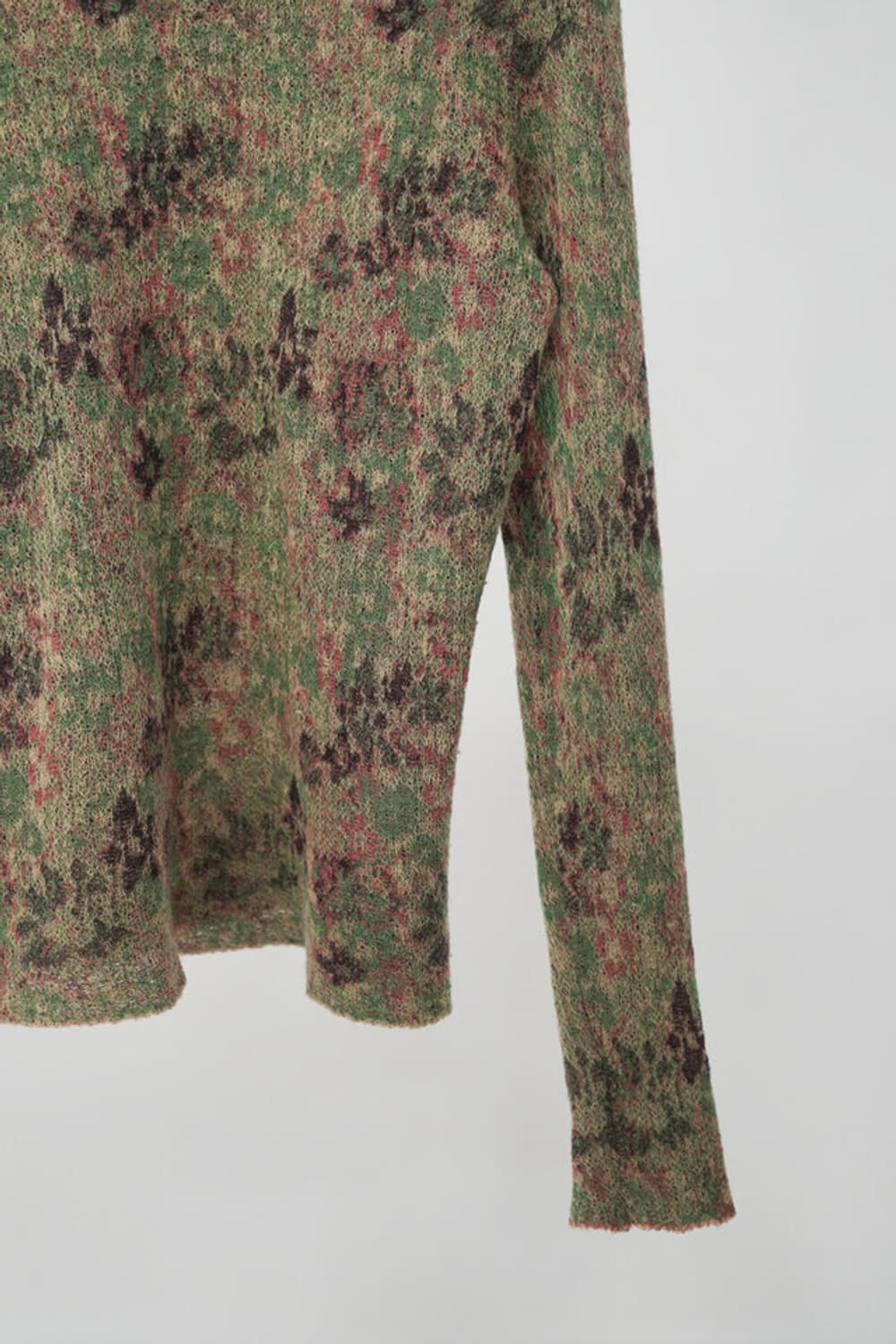 보노비스타 빈티지 플라워 패턴 니트 상품이미지6