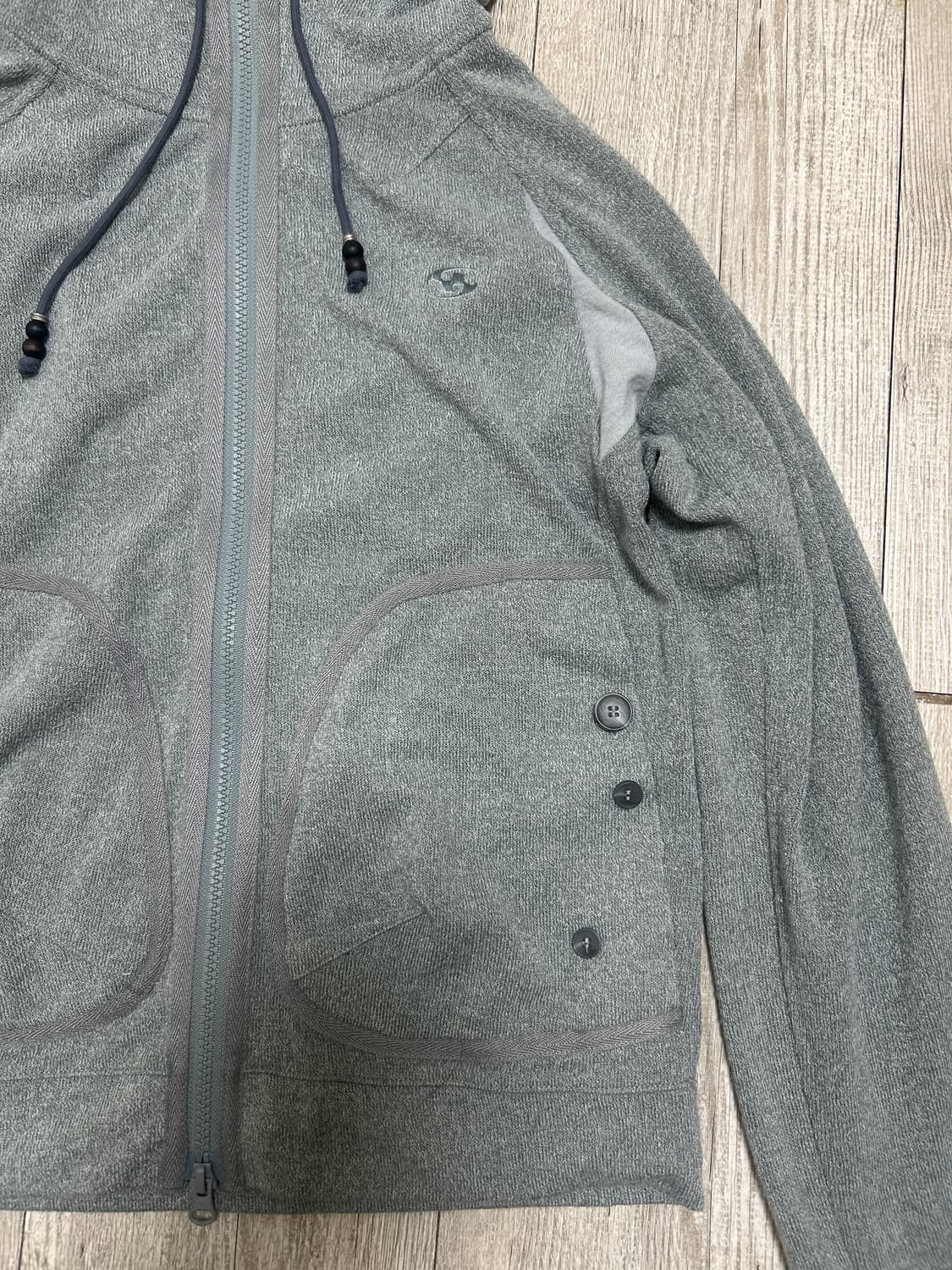 Sansan gear 산산기어 Kapas Knit ZipUp mint 1 상품이미지3