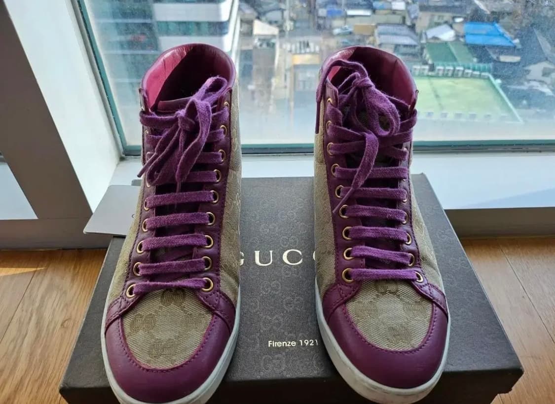 구찌 하이탑 스니커즈 230 상품이미지4