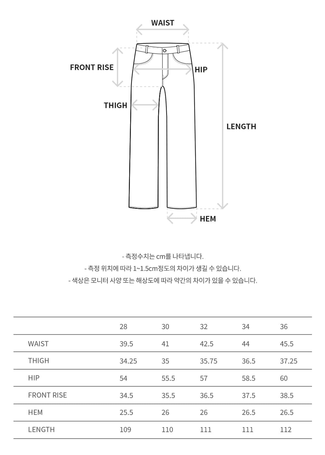 앤더슨벨 더블 웨이스트밴드 팬츠 32 (새상품) 상품이미지7