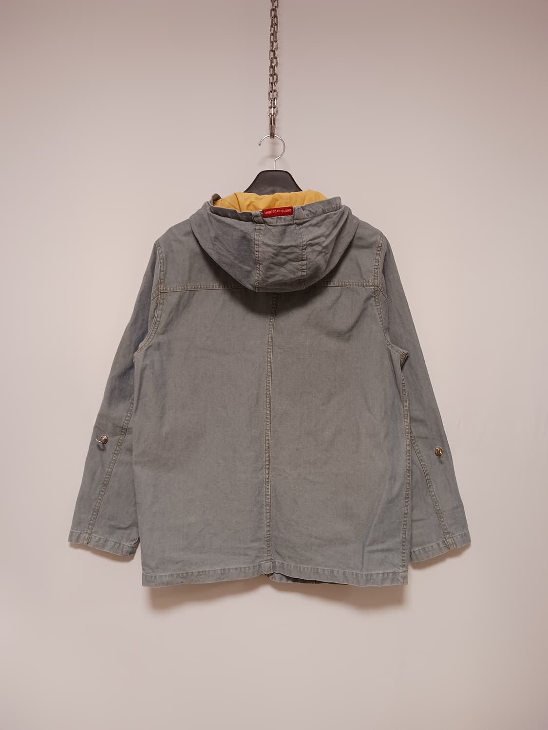 써스데이 아일랜드 후드롱 데님자켓 상품이미지4