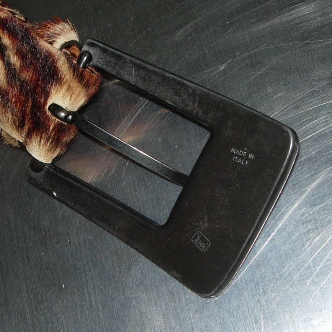 레오파드 호피 송치털 벨트 상품이미지3