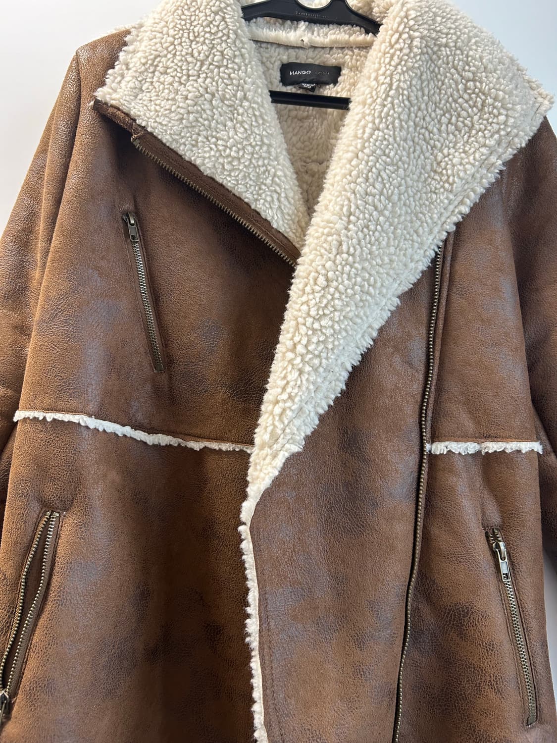 Mango 양털 무스탕 상품이미지2