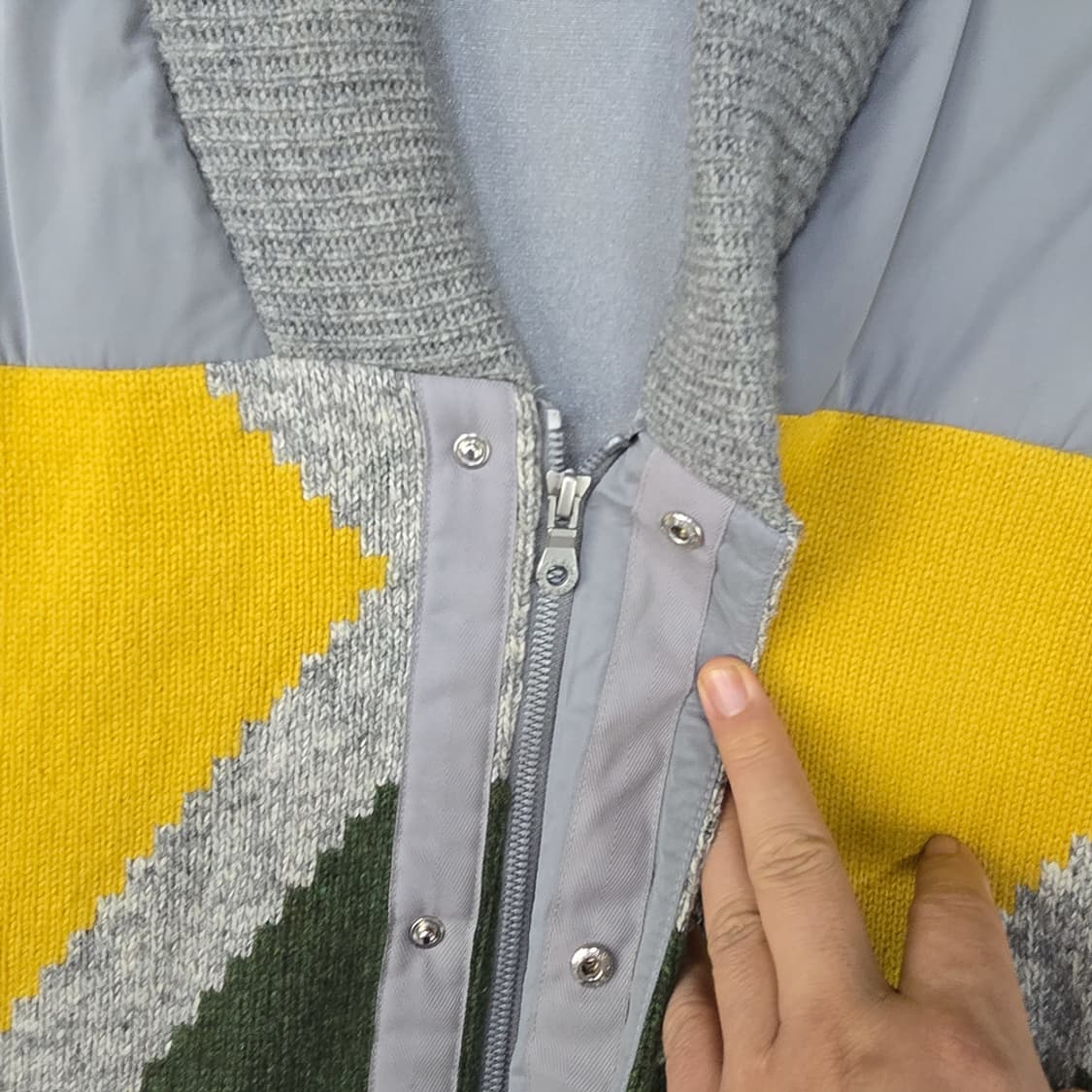 먼싱웨어(Munsingwear) 니트 베스트 아가일 L 상품이미지6