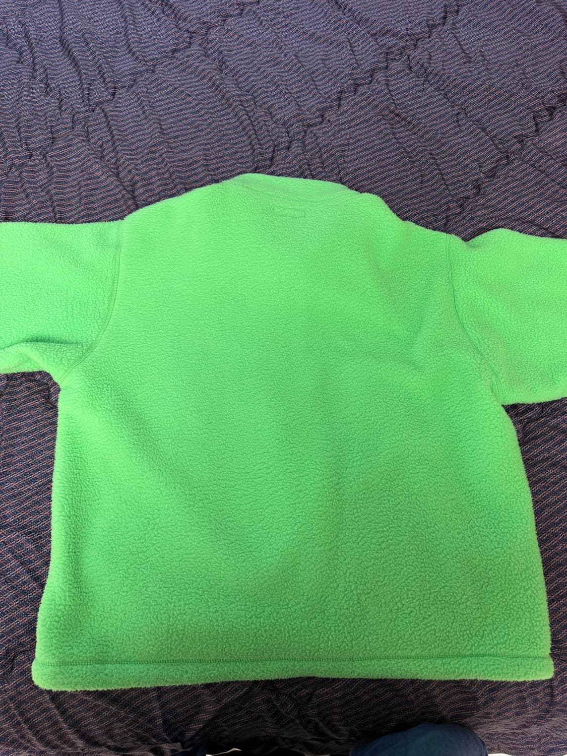 스투시 하프 짚 모크 넥 멜론 플리스 아노락 하프집업 상품이미지5