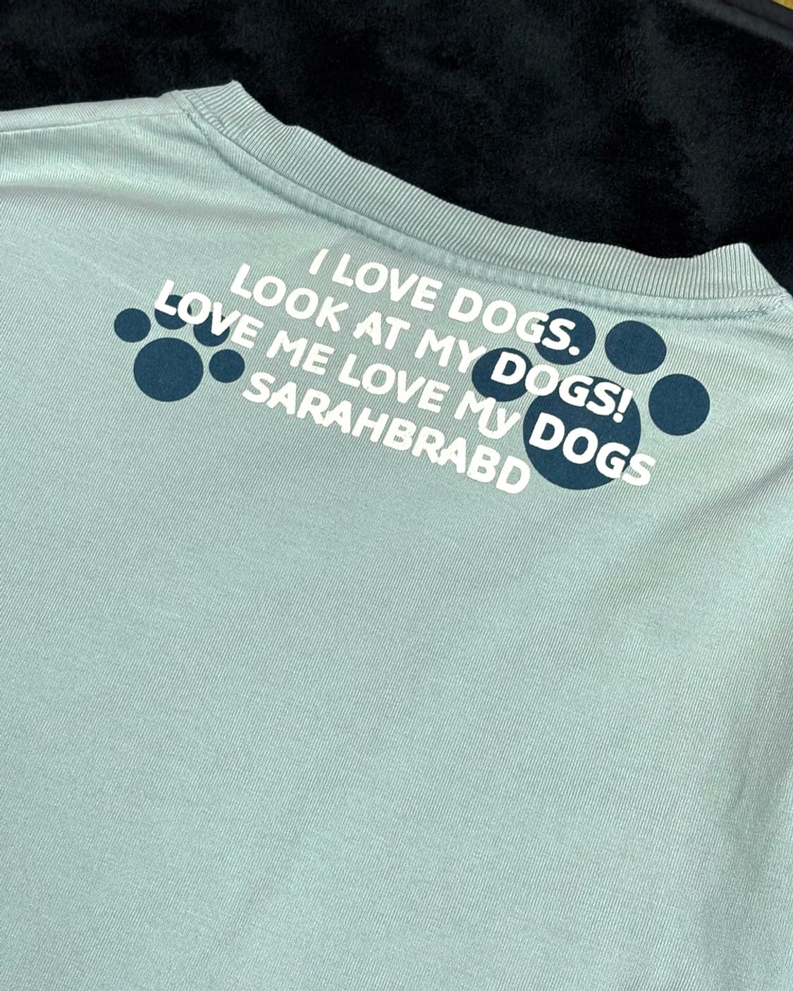 일본빈티지 love dog 긴팔티 상품이미지5