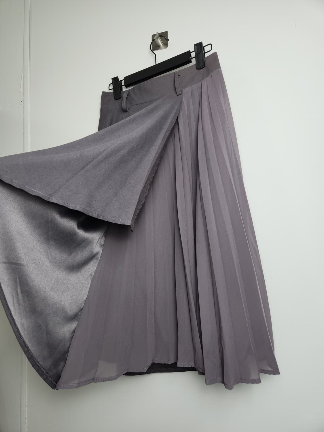 스웨이드 물결 롱 스커트 상품이미지8