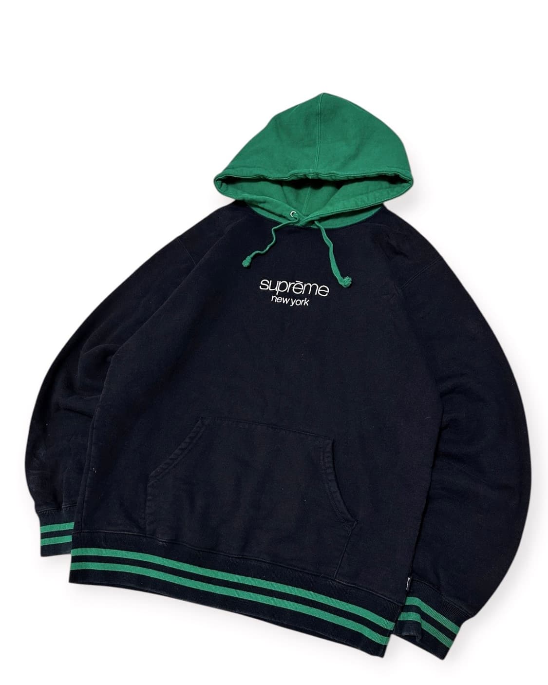 슈프림 뉴욕 투톤 후드티 상품이미지2