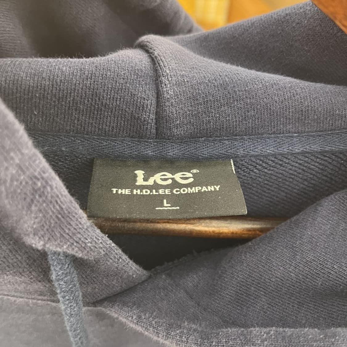 리 LEE 캐주얼 빅프린팅로고 오버핏 후드티 100 C05431 상품이미지3