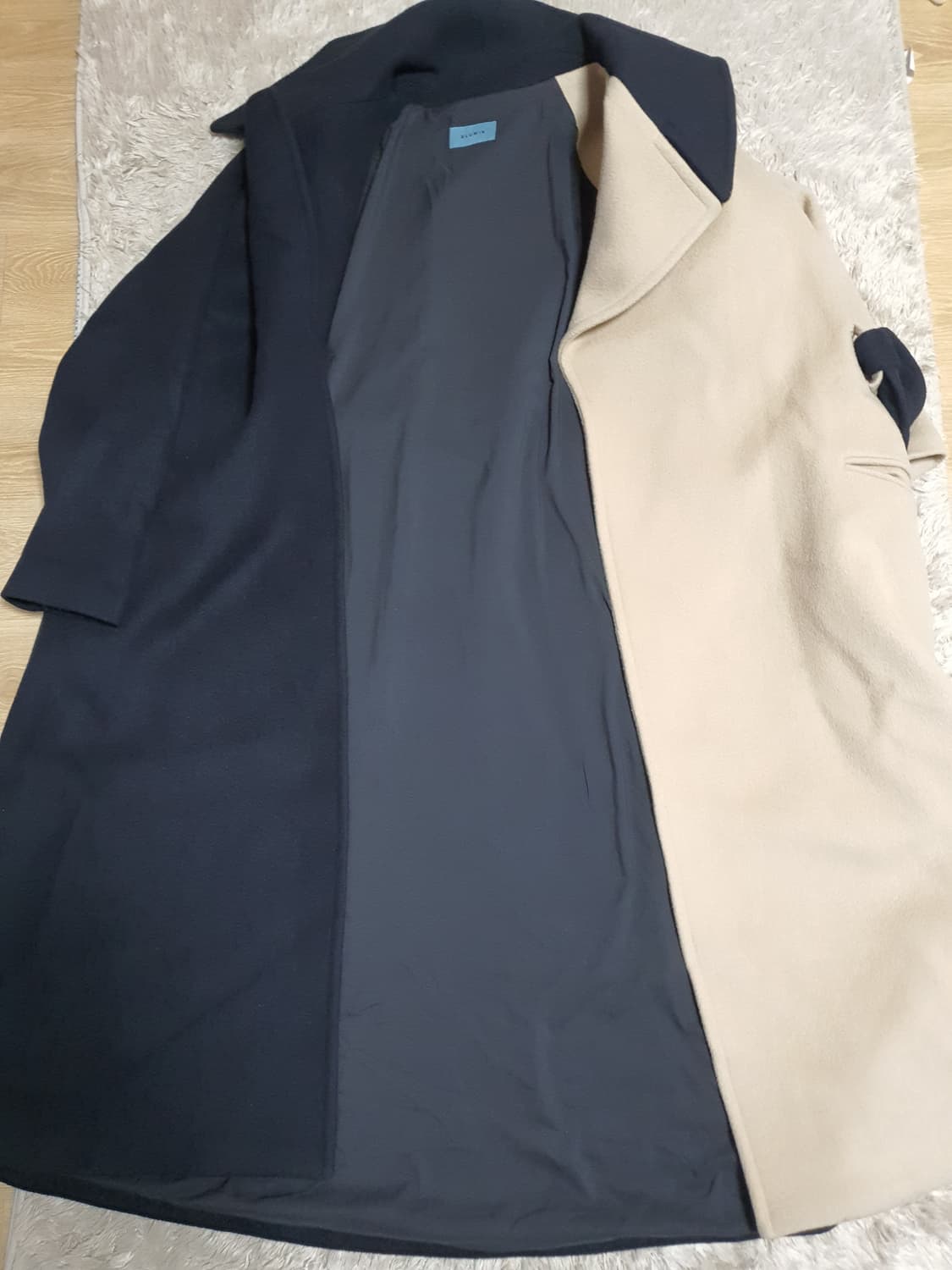 블루민 오데트 코트 사이즈 FREE ~88 까지 가능해요 상품이미지3