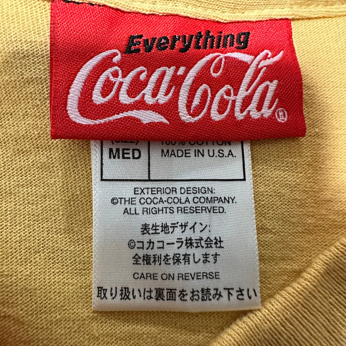 COCACOLA 90's usa made t-shirt 상품이미지5