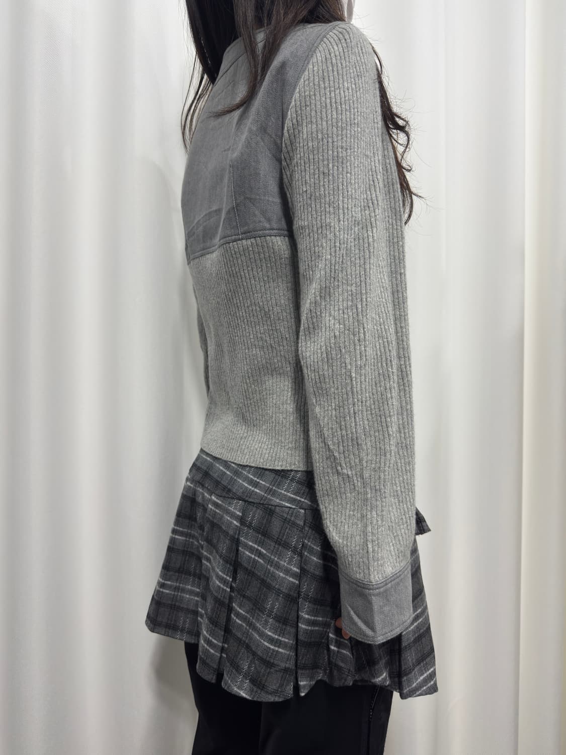 design check mini skirt 상품이미지6