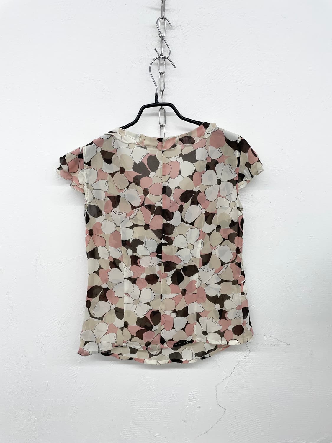 플로럴 시어 프릴 블라우스 상품이미지6