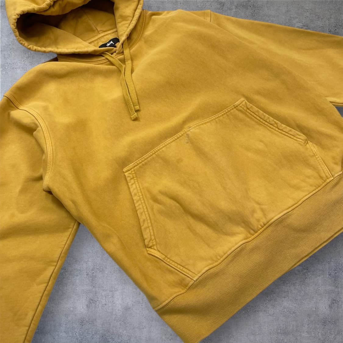 스투시 Stussy 머스타드 베이직 풀오버 후드티 S 상품이미지7