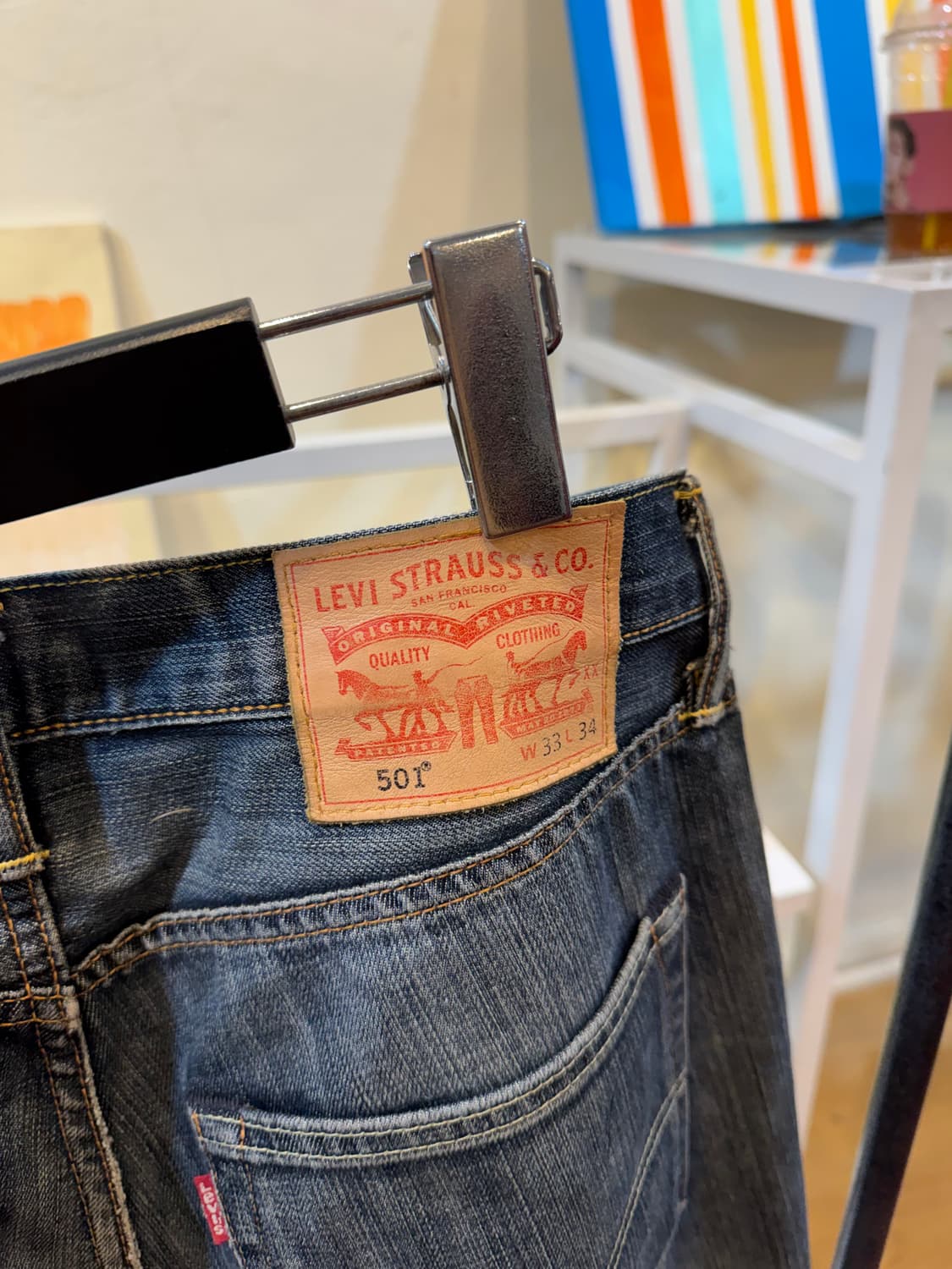 리바이스 501 33in 상품이미지9