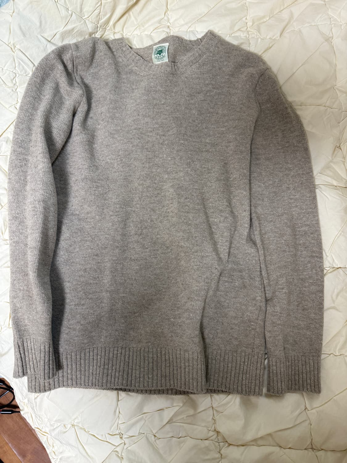 Adam's fig leaf 100%램스울 니트 베이지 49000원 상품이미지1